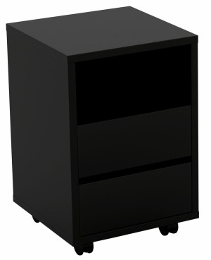 Kontenerek do biurka Vinels czarny onyks SELSEY