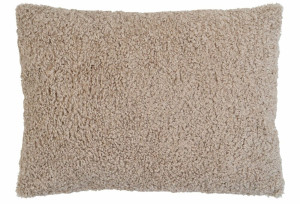 Poduszka Tavira 60x45 cm szarobeżowa w tkaninie boucle SELSEY