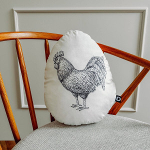 Poduszka dekoracyjna Spring pisanka kogut SELSEY