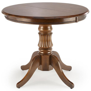 Stół rozkładany Valle 90-124x90 cm orzech SELSEY