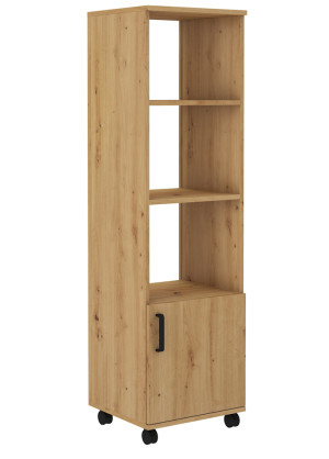 Kontenerek wysoki Stundly z trzema półkami 45 cm Dąb artisan SELSEY