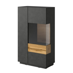 Komoda dwudrzwiowa Galaka wysoka prawa Matera / Dąb wotan SELSEY