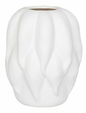 Wazon ceramiczny Velas 26 cm beżowy SELSEY