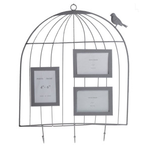 Wieszak na ścianę Cage z ramkami na zdjęcia SELSEY