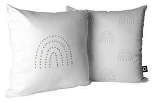 Poszewka dziecięca Indian Boho 40x40 cm subtelne tęczne SELSEY