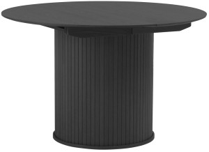 Stół rozkładany Gativel 120-167 cm lamele dąb czarny SELSEY