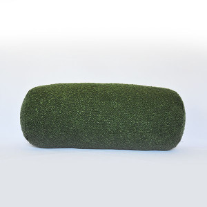Poduszka wałek Boucle 40x16 cm zielona SELSEY