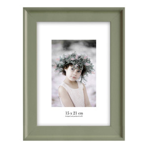 Ramka na zdjęcia Malaga 21x15 cm oliwkowa zieleń SELSEY