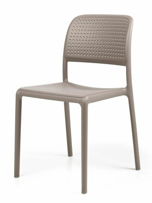 Krzesło ogrodowe Bora Nardi z certyfikowanego tworzywa brązowe SELSEY