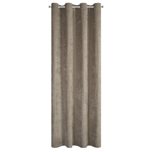 Zasłona Vani 140x250 cm ciemnobeżowa SELSEY