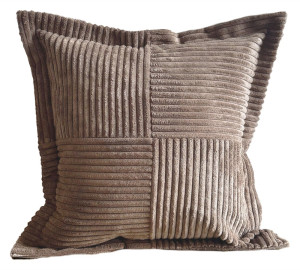 Poszewka dekoracyjna Manchester 40x40 cm brązowa SELSEY