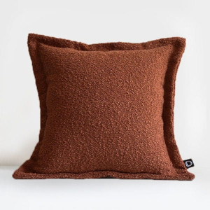 Poszewka dekoracyjna Boucle 40x40 cm ruda SELSEY