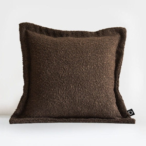 Poszewka dekoracyjna Boucle 50x50 cm brązowa SELSEY
