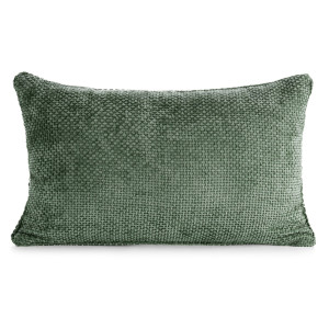 Poszewka na poduszkę Szenil 30x50 cm ciemnozielona SELSEY