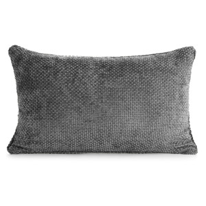 Poszewka na poduszkę Szenil 30x50 cm szara SELSEY