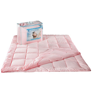 Kołdra Aksamitna 4 pory roku różowa SELSEY