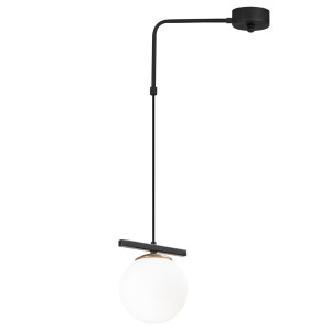 Lampa wisząca Illurked 100 cm czarno-miedziana SELSEY