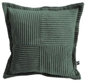 Poszewka dekoracyjna Manchester 40x40 cm ciemnozielona SELSEY