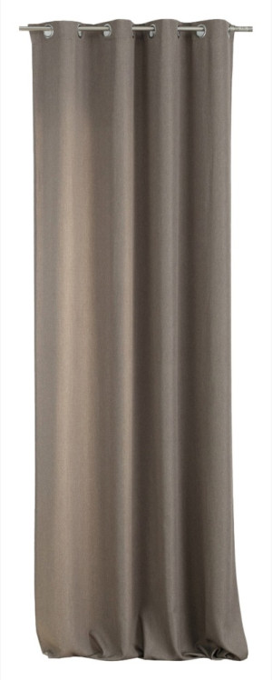 Zasłona na kółkach Basic 140x280 cm szary beż SELSEY