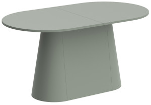 Stół rozkładany Ferbenne 160-208x89 cm zielony mat SELSEY