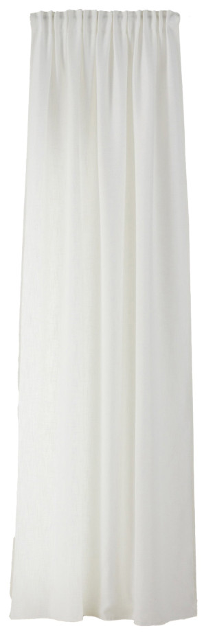 Zasłona na taśmie marszczącej Ereless 140x280 cm ecru SELSEY