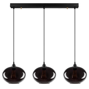 Lampa wisząca Communis x3 dymiony klosz 97 cm SELSEY