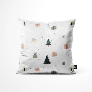 Poszewka Winter 40x40 cm prezenty pod choinką SELSEY
