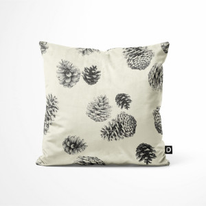 Poszewka Winter 40x40 cm szyszki SELSEY