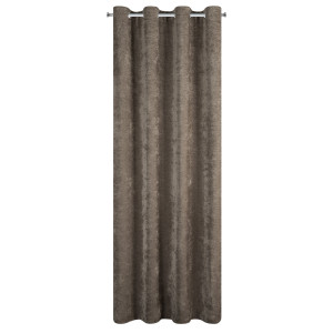 Zasłona Vani 140x250 cm jasnobrązowa SELSEY