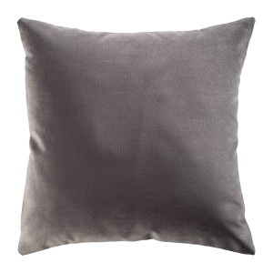 Poduszka dekoracyjna Myrrhis w tkaninie PET FRIENDLY 45x45 cm ciemnoszara SELSEY