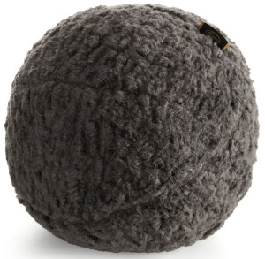 Poduszka-piłeczka Bukla średnica 24 cm ciemnoszara SELSEY