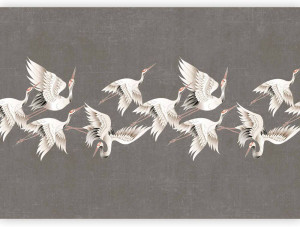 Fototapeta Ornament z żurawiami 250x175 cm SELSEY