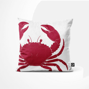Poszewka dekoracyjna Marine 45x45 cm duży krab SELSEY