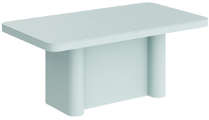 Stół rozkładany Dictivve 160-412x100 cm miętowy mat SELSEY