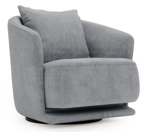 Fotel obrotowy Wish szary szenil SELSEY
