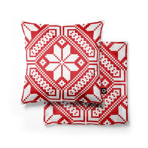 Poszewka Winter 40x40 cm skandynawski wzór SELSEY