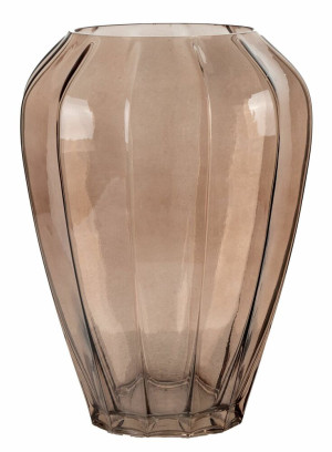 Wazon Velas 29 cm brązowy SELSEY