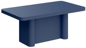 Stół rozkładany Dictivve 160-412x100 cm granatowy mat SELSEY
