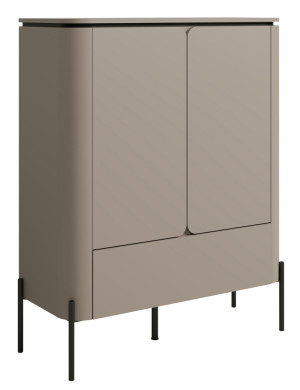 Komoda dwudrzwiowa Calderis z szufladą 98 cm congo SELSEY