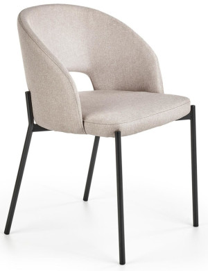 Krzesło tapicerowane Elrina beżowe SELSEY