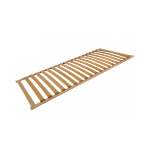 Stelaż Sam Hilding 90x200 prosty, drewniane listwy