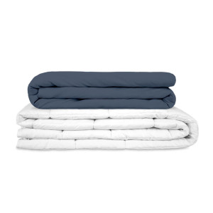 Kołdra obciążeniowa Basic Gravity 135x200 błękitny 100% z bawełny, wyrób medyczny