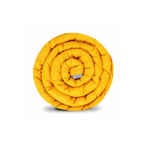 Kołdra obciążeniowa Basic Gravity 150x220 żółty bez poszewki 100% z bawełny, wyrób medyczny
