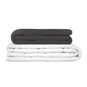 Kołdra obciążeniowa Basic Gravity 150x220 ciemnoszary 100% z bawełny, wyrób medyczny