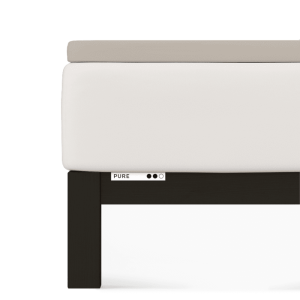 Prześcieradło Schlafgut Pure Topper 180x200-200x220 Sand Mid 496 - XL bawełna, antyalergiczny
