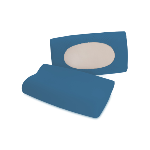 Poszewka Schlafgut Pure Blue Mid - (615) 95% bawełna, 5% elastan