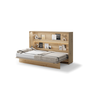Półkotapczan poziomy BC-05 Bed Concept 120x200 cm 120x200 cm, Dąb artisan półkotapczan, półkotapczany, półkotapczany Lenart, Meble Lenart, Lenart, bed concept, półkotapczan Lenart, łóżko w sz