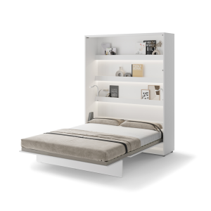Półkotapczan pionowy BC-13 Bed Concept 180x200 cm 180x200 cm, Biały połysk lenart, meble lenart, lenart bed concept, półkotapczany lenart, półkotapczan lenart, łóżko w szafie, półkotapczan, p
