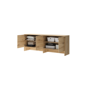 Nadstawka Bed Concept BC-10 do półkotapczanu BC-05 211x80x46 cm, Dąb artisan nadstawka Lenart, nadstawka bed concept, nadstawka do półkotapczanu, półkotapczany lenart, meble lenart, meble bed