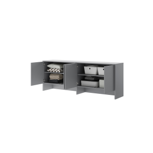 Nadstawka Bed Concept BC-10 do półkotapczanu BC-05 211x80x46 cm, Szary nadstawka Lenart, nadstawka bed concept, nadstawka do półkotapczanu, półkotapczany lenart, meble lenart, meble bed conce